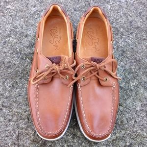 SPERRY Gold Cup Authentic Original Two-Eye Boat Shoes | Men Size 10 | Tan/Camel